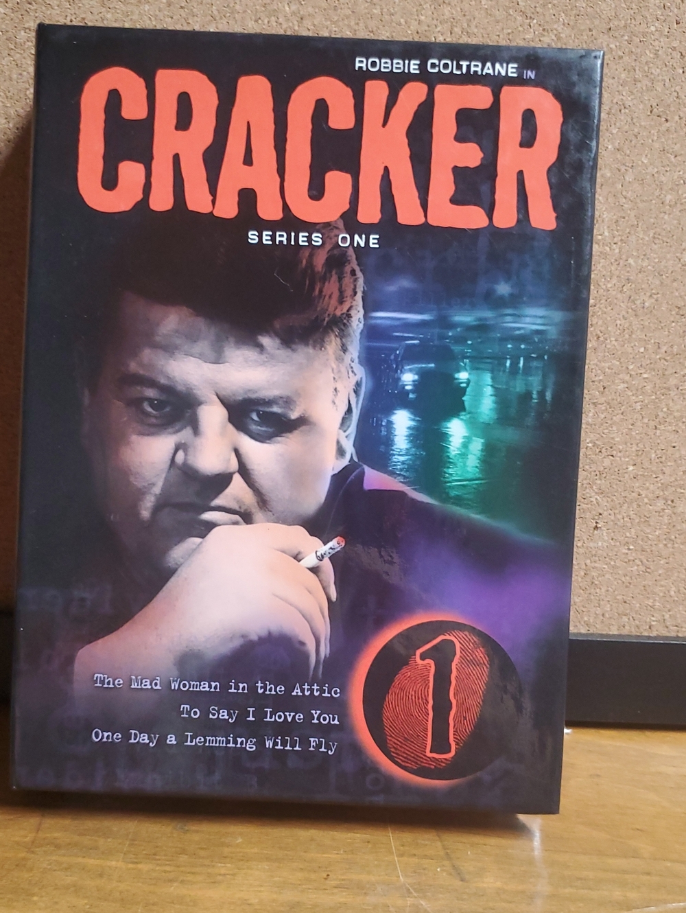 CRACKER Series One Wall Art Poster - Black & Orange